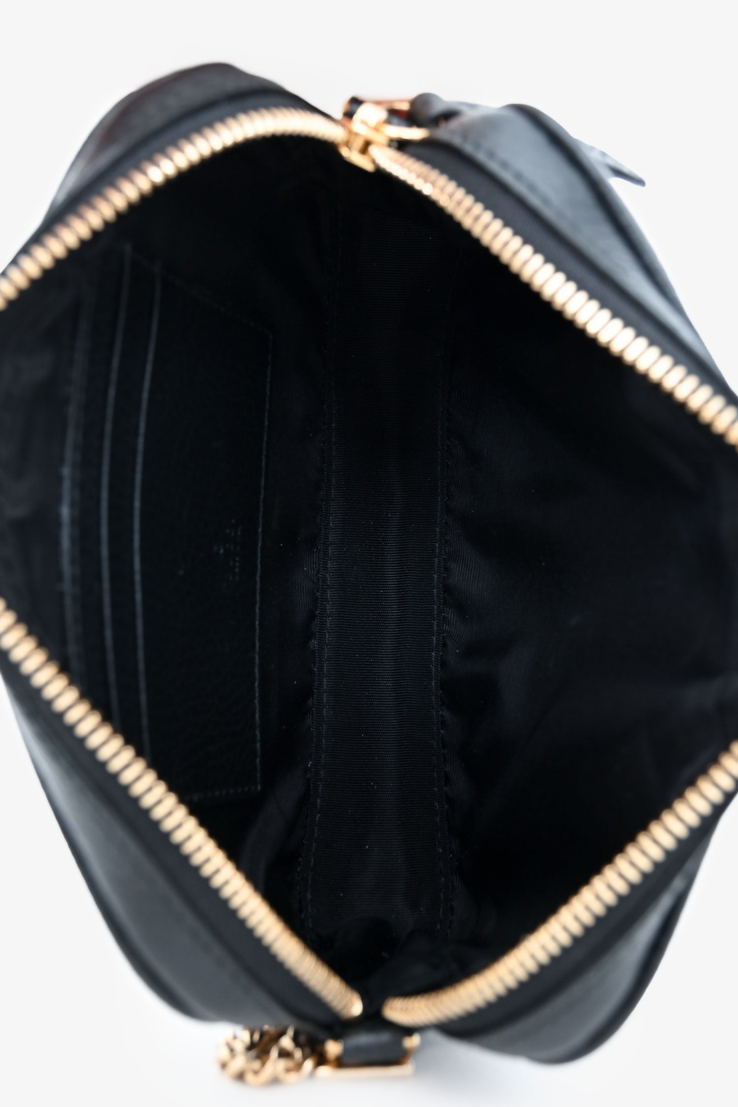 Gucci Black GG Marmont Mini Camera Bag