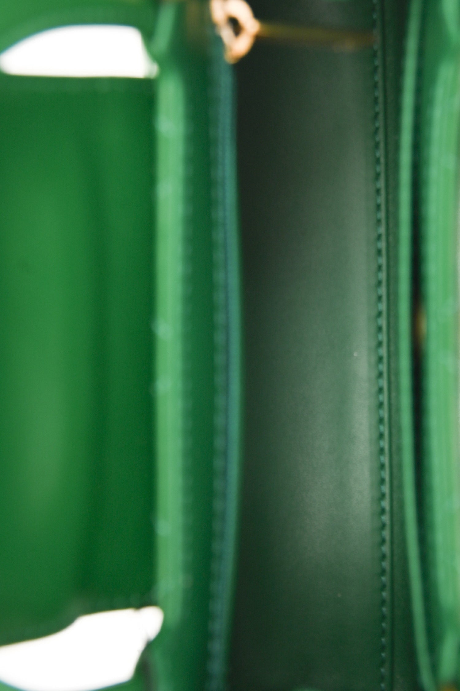 Pre-Loved Chanel™ 2025 Emerald Green Mini Kelly Shopper Tote