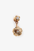 Pre-Loved Chanel™ 18K Rose Gold Diamond Extrait de Camélia Single Earring