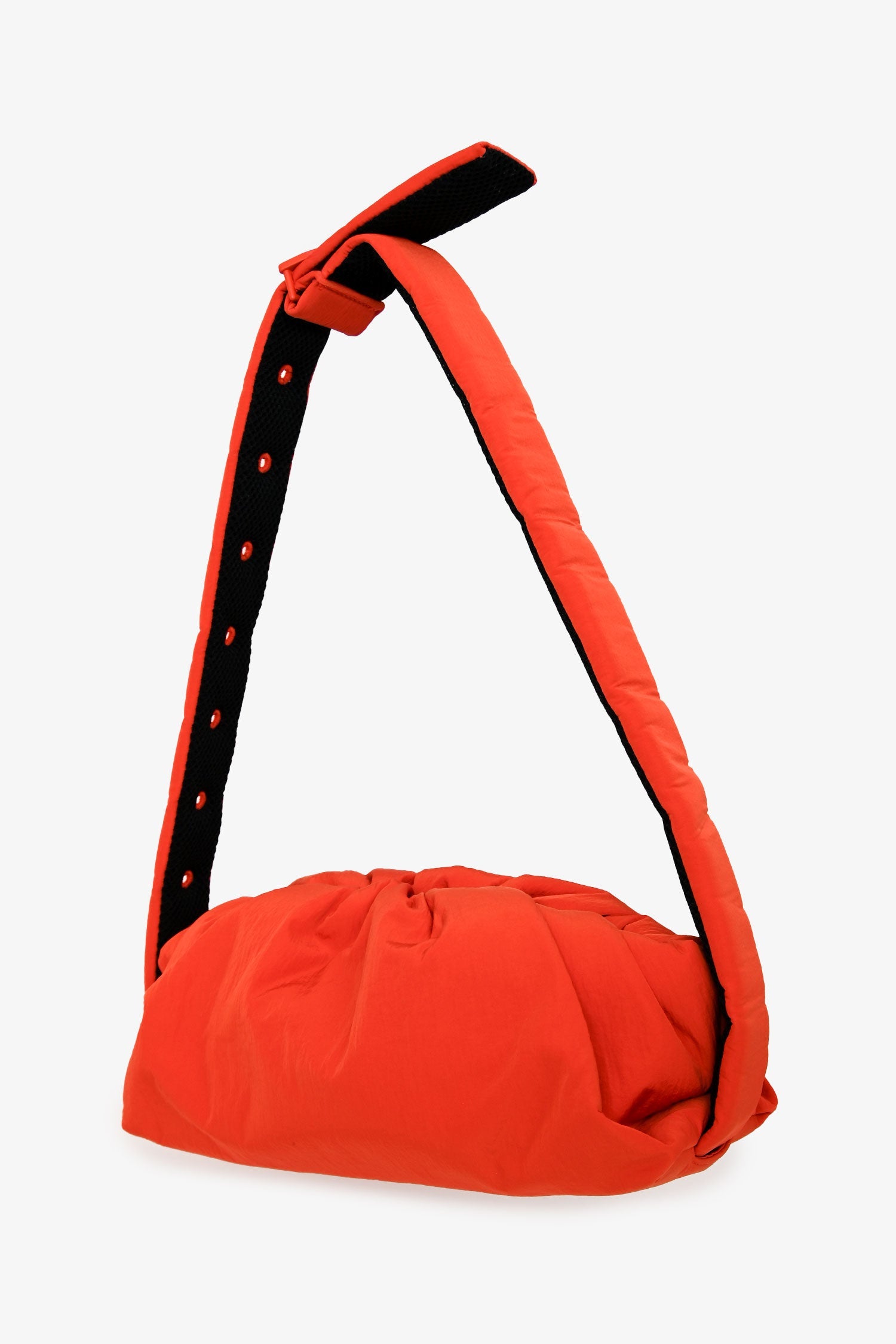 Bottega Veneta Orange Nylon The Pouch