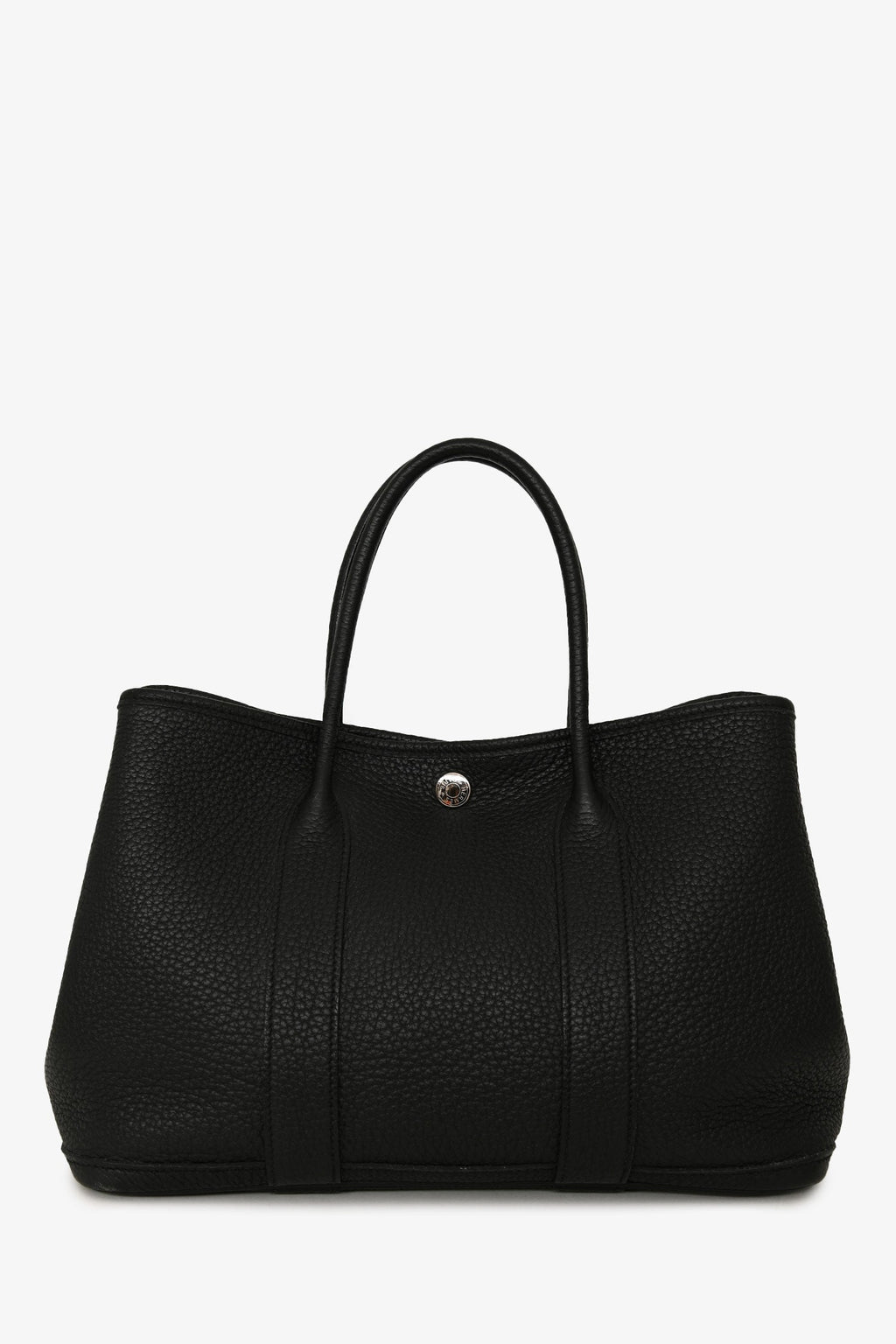 Hermès Black Negonda Leather Garden Party 30