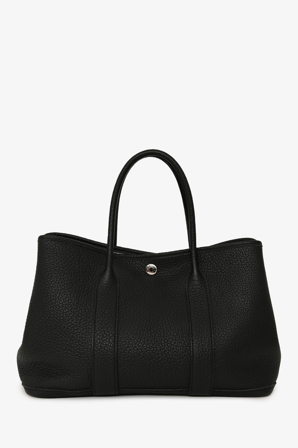 Hermès Black Negonda Leather Garden Party 30