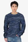 Hermès Blue Wool/Cashmere Knit Sweater Size L Mens