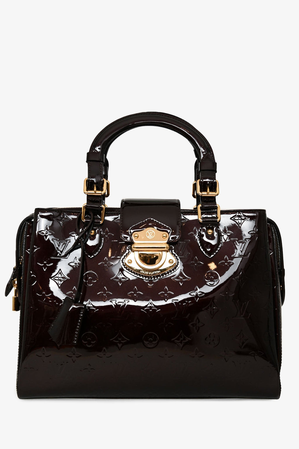 Louis Vuitton 2011 Amaranthe Patent Leather Vernis 'Melrose Avenue' Tote