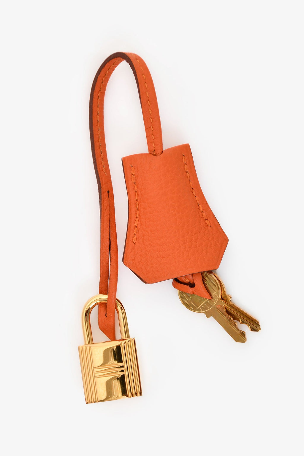 Hermès 2015 Orange Togo Leather Kelly 28 With Strap