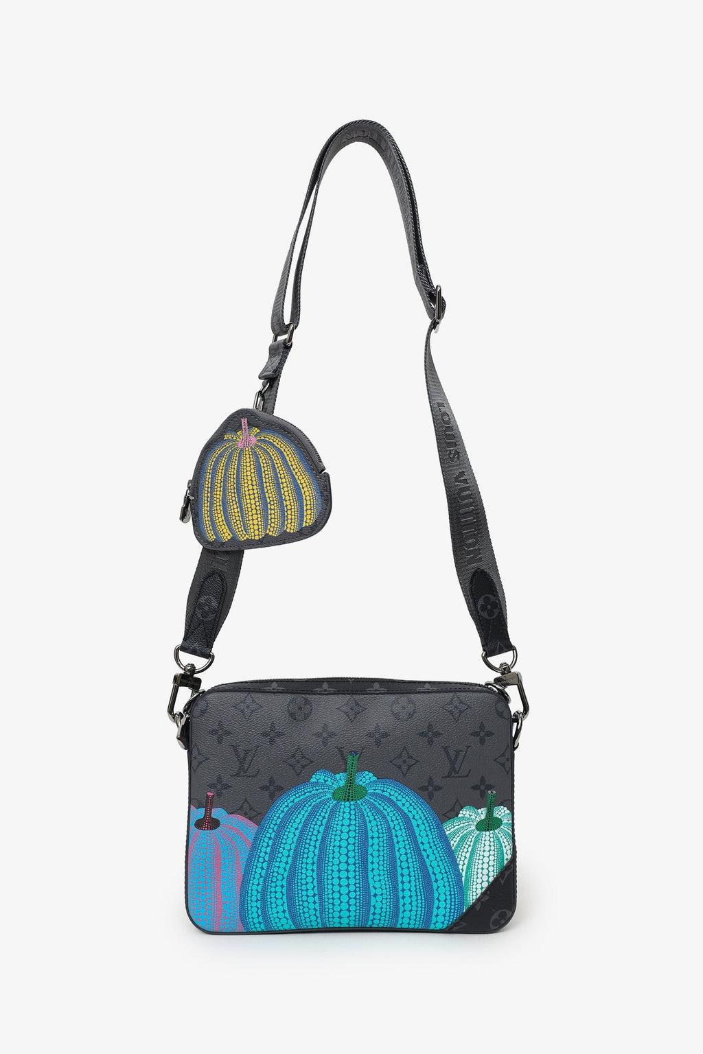 Louis Vuitton x Yayoi Kusama 2023 Reverse Monogram Eclipse Trio Messenger Bag