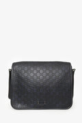 Gucci Black Leather Supreme Messenger Bag