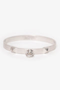 Hermès 18K White Gold Collier de Chien Bracelet