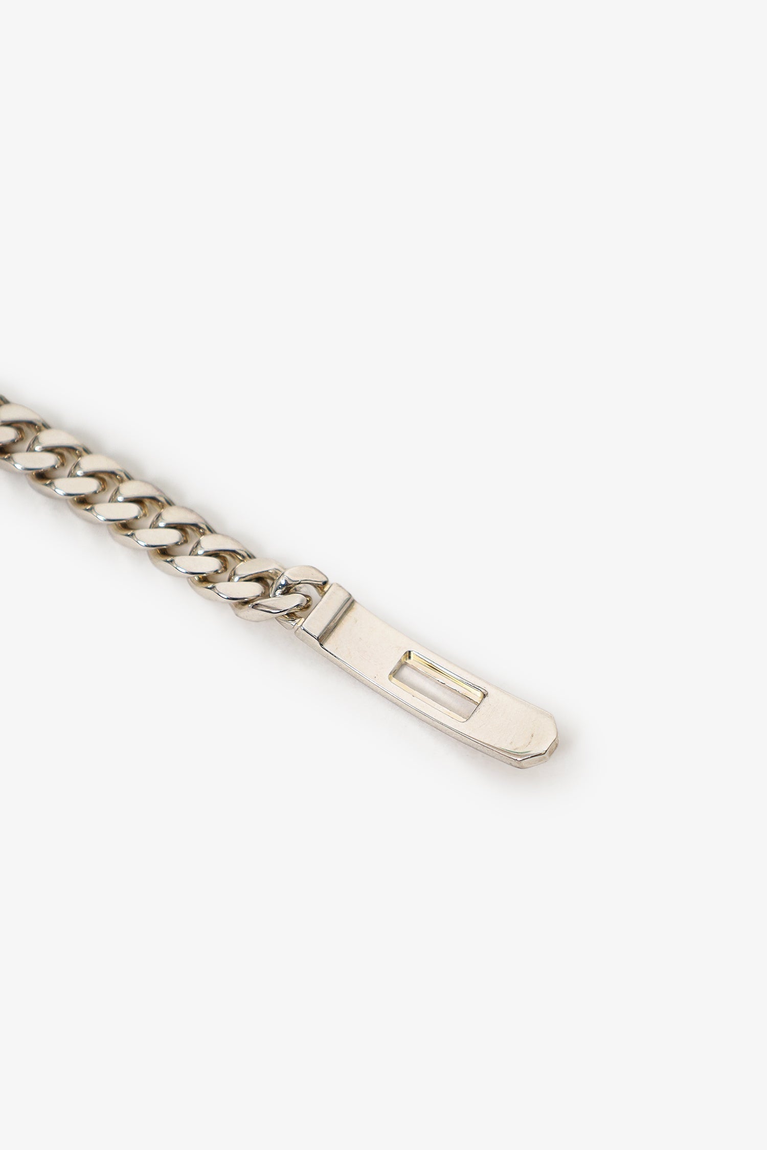Hermès Sterling Silver Kelly Gourmette Bracelet Size XS