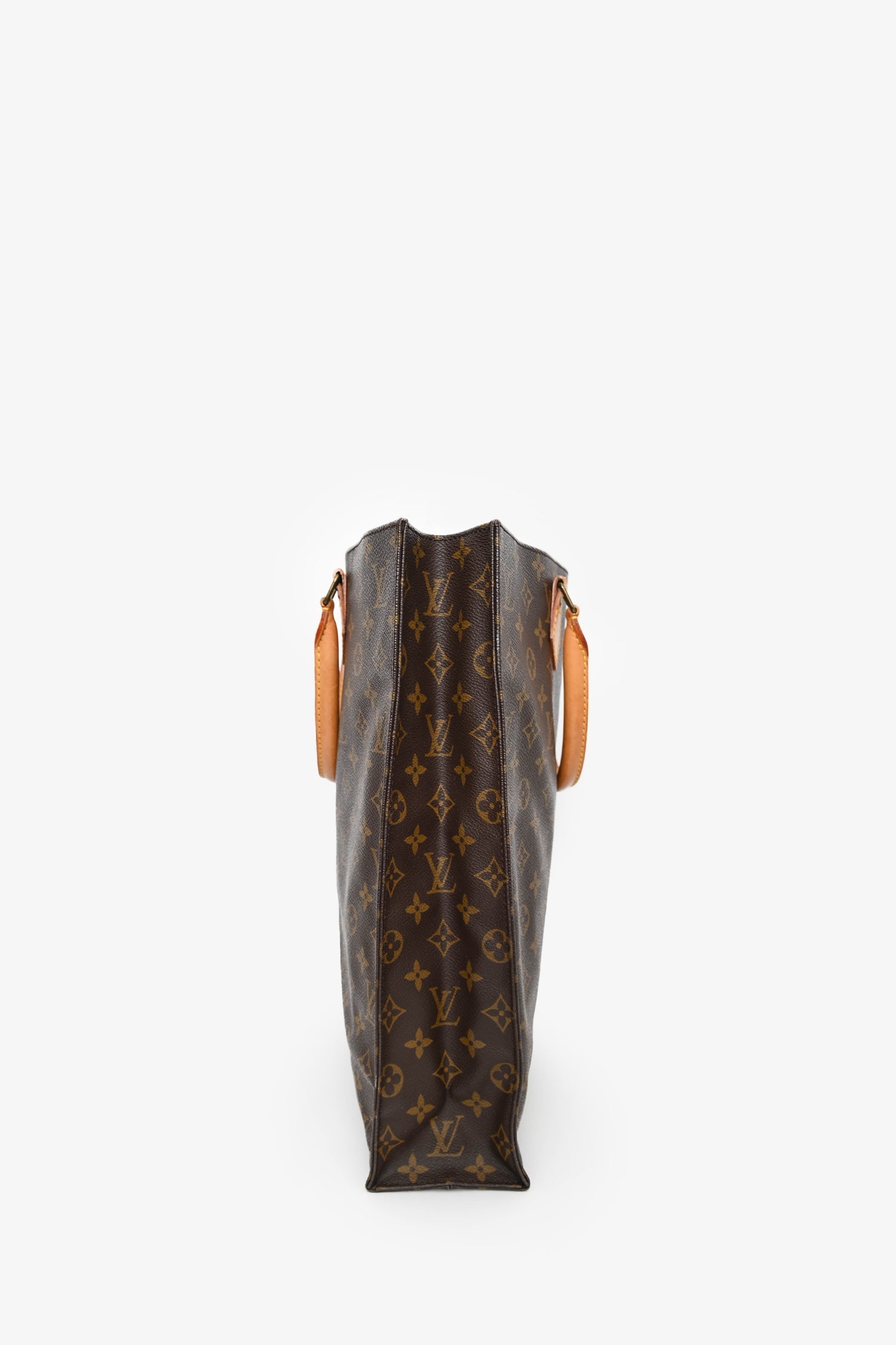Louis Vuitton Monogram Coated Canvas 'Sac Plat' PM Tote Bag