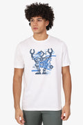 Hermès White Robert Print T-Shirt Size XL Mens