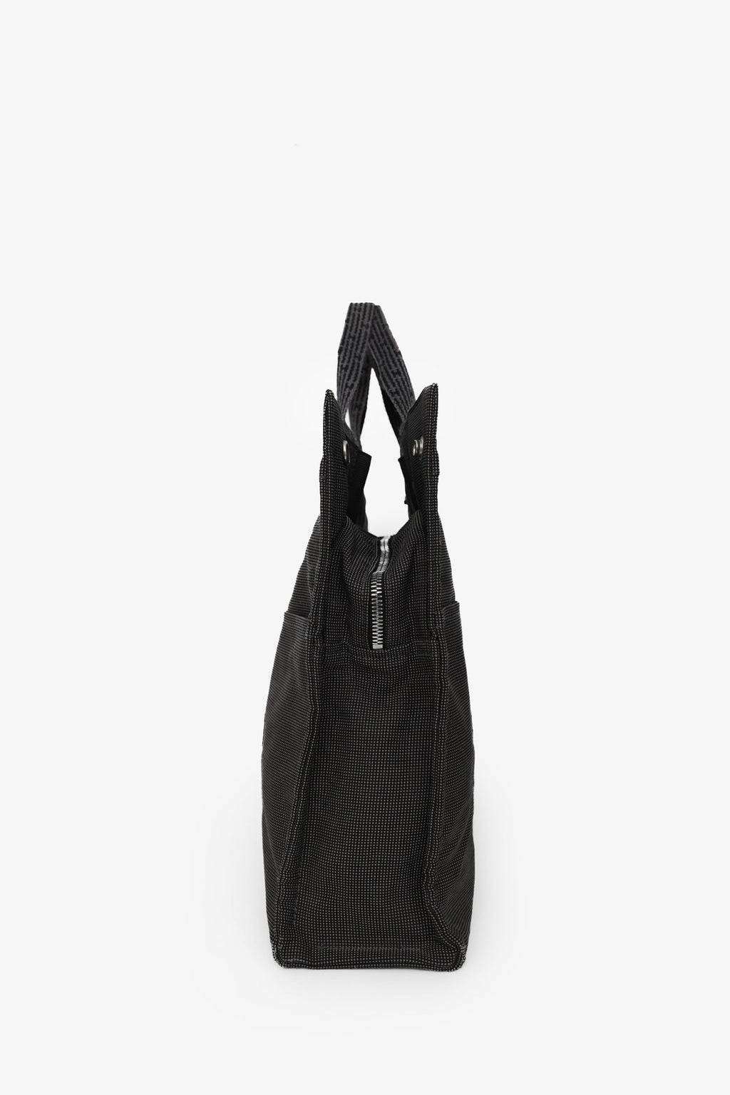Hermès Vintage Brown Canvas Herline MM Tote Bag