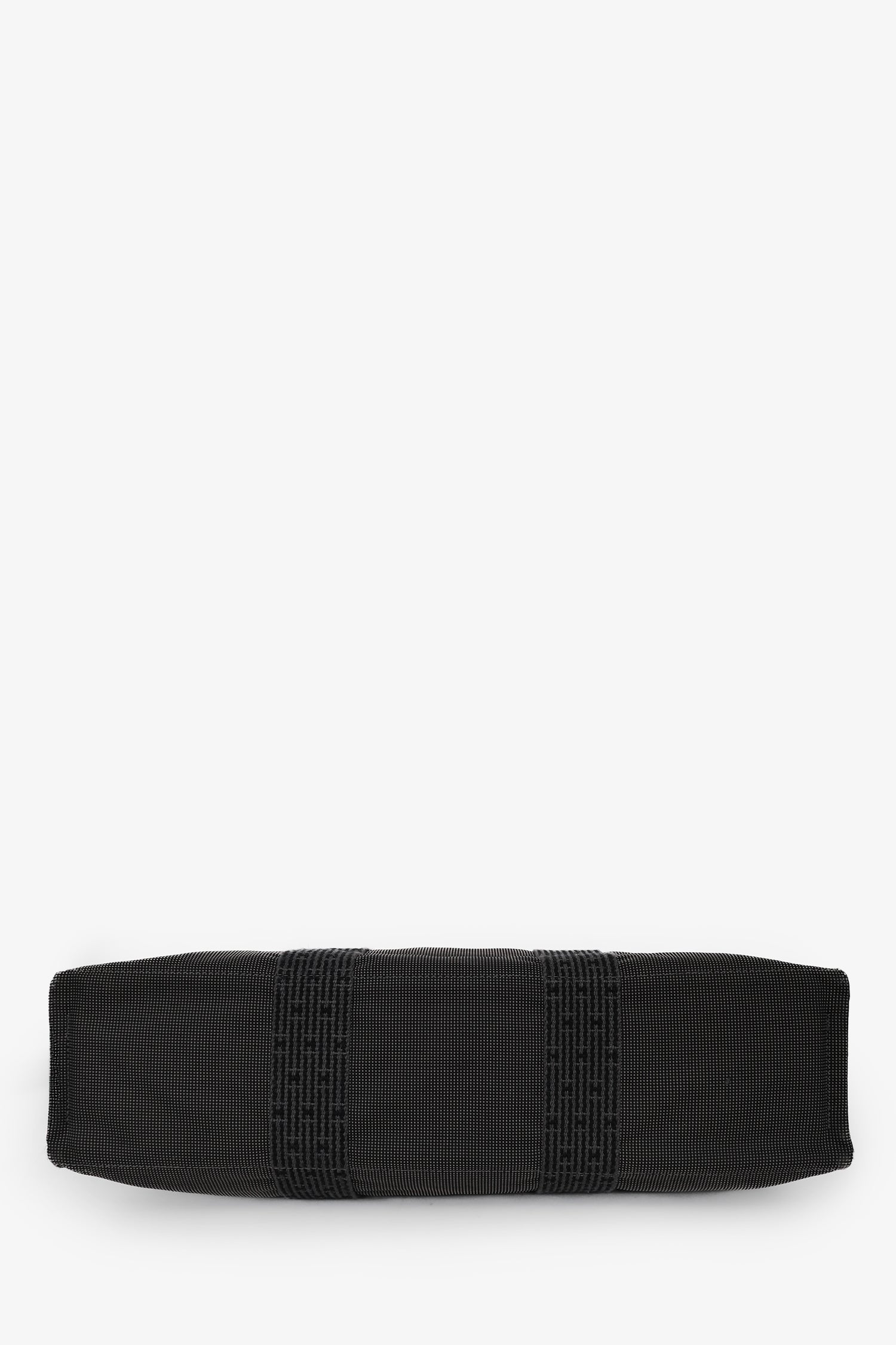 Hermès Vintage Brown Canvas Herline MM Tote Bag