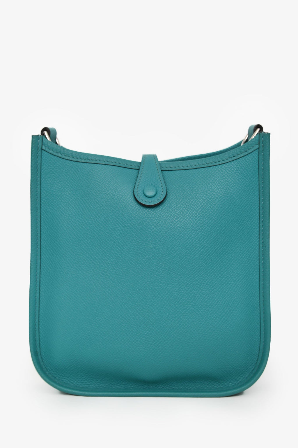 Hermès 2019 Turquoise Clemence Evelyne I Très Petite Modèle 16