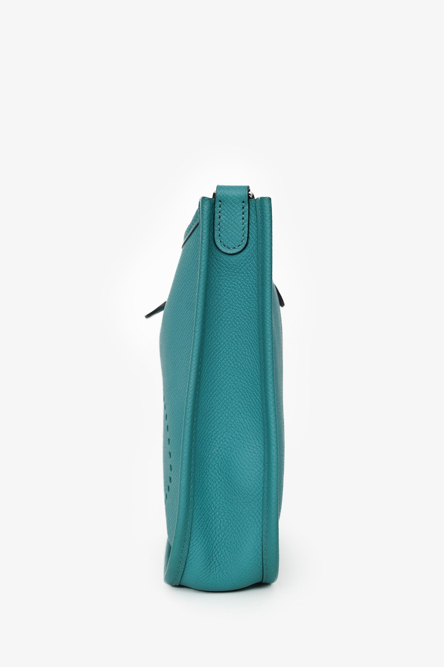 Hermès 2019 Turquoise Clemence Evelyne I Très Petite Modèle 16
