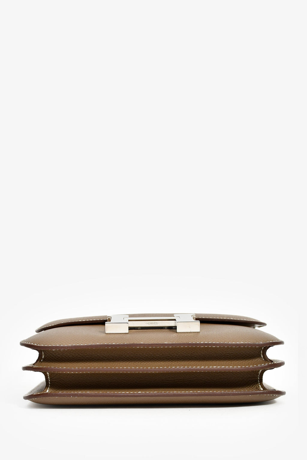 Hermès 2023 Etoupe Epsom Leather Mini Constance 18
