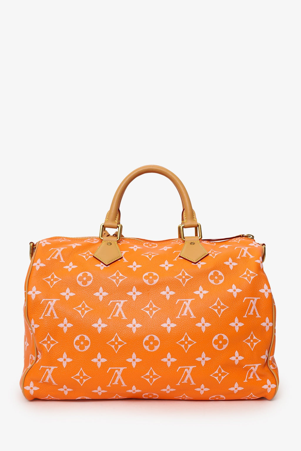 Louis Vuitton VIA Orange Monogram Leather Speedy P9 Bandouliere 40 (Limited Edition 140)