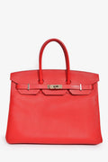Hermès 2013 Rouge Epsom Leather Birkin 35