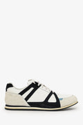 Pre-Loved Chanel™ White/Blue Leather Sneakers Size 39
