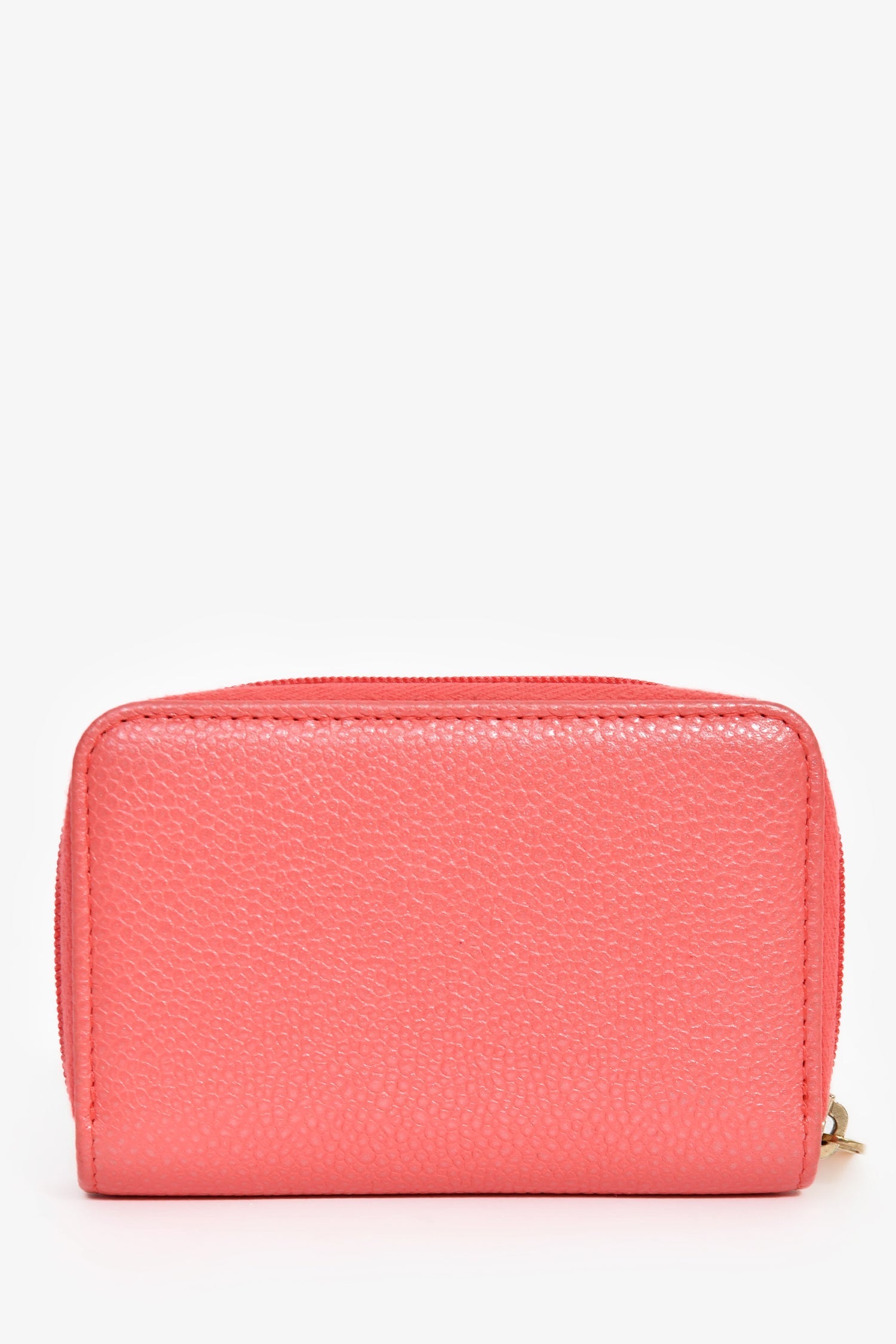 Pre-Loved Chanel™ 2018-19 Pink Caviar Leather Zip Coin Pouch