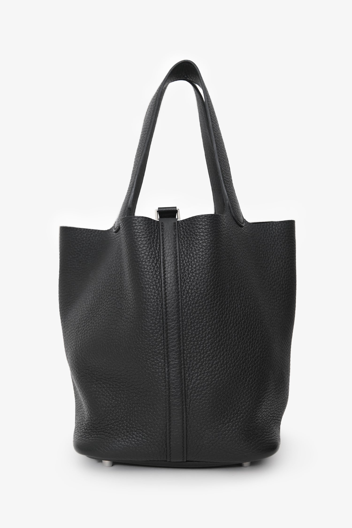 Hermès 2024 Black Clemence Picotin Lock 22 SHW