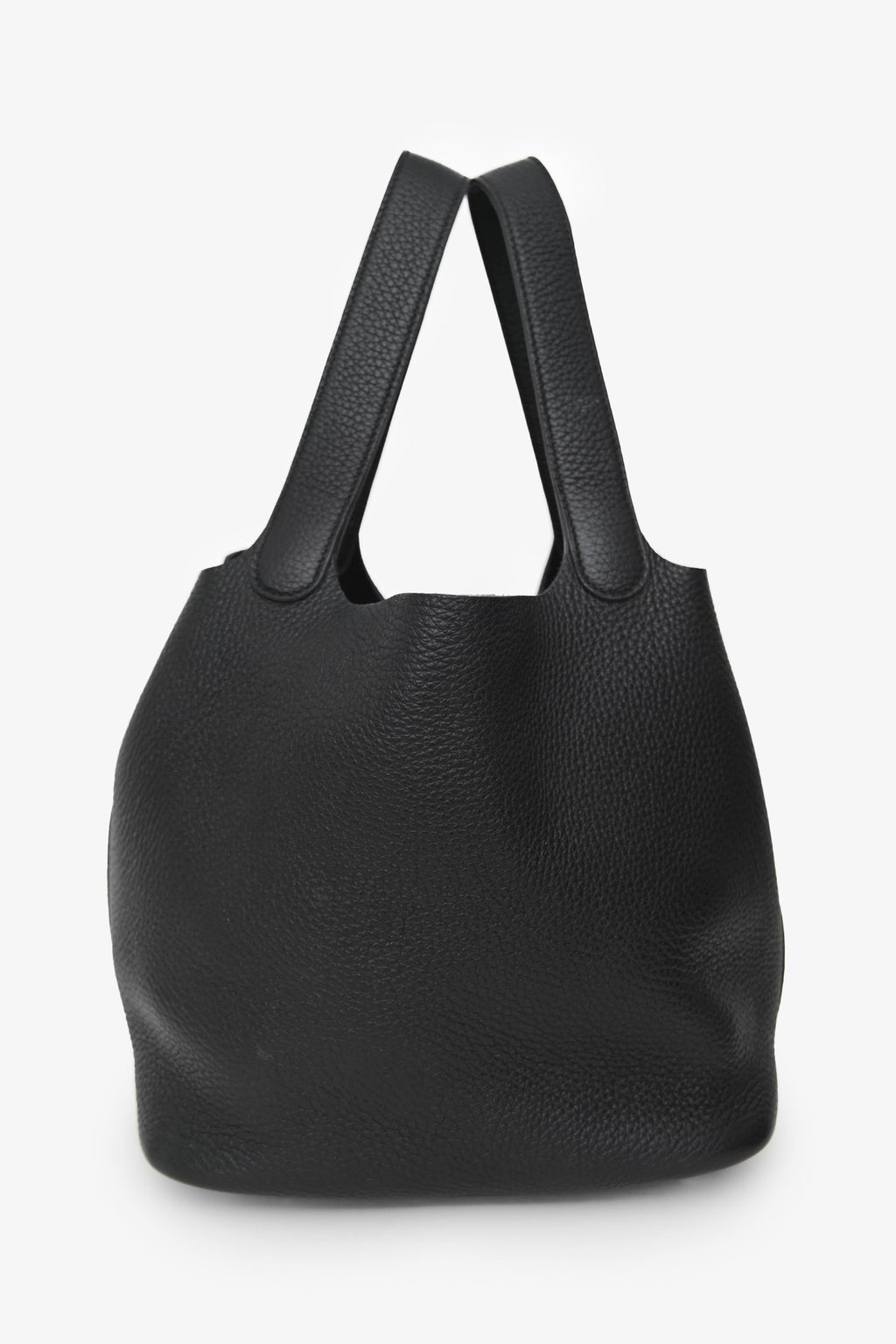 Hermès 2024 Black Clemence Picotin Lock 22 SHW