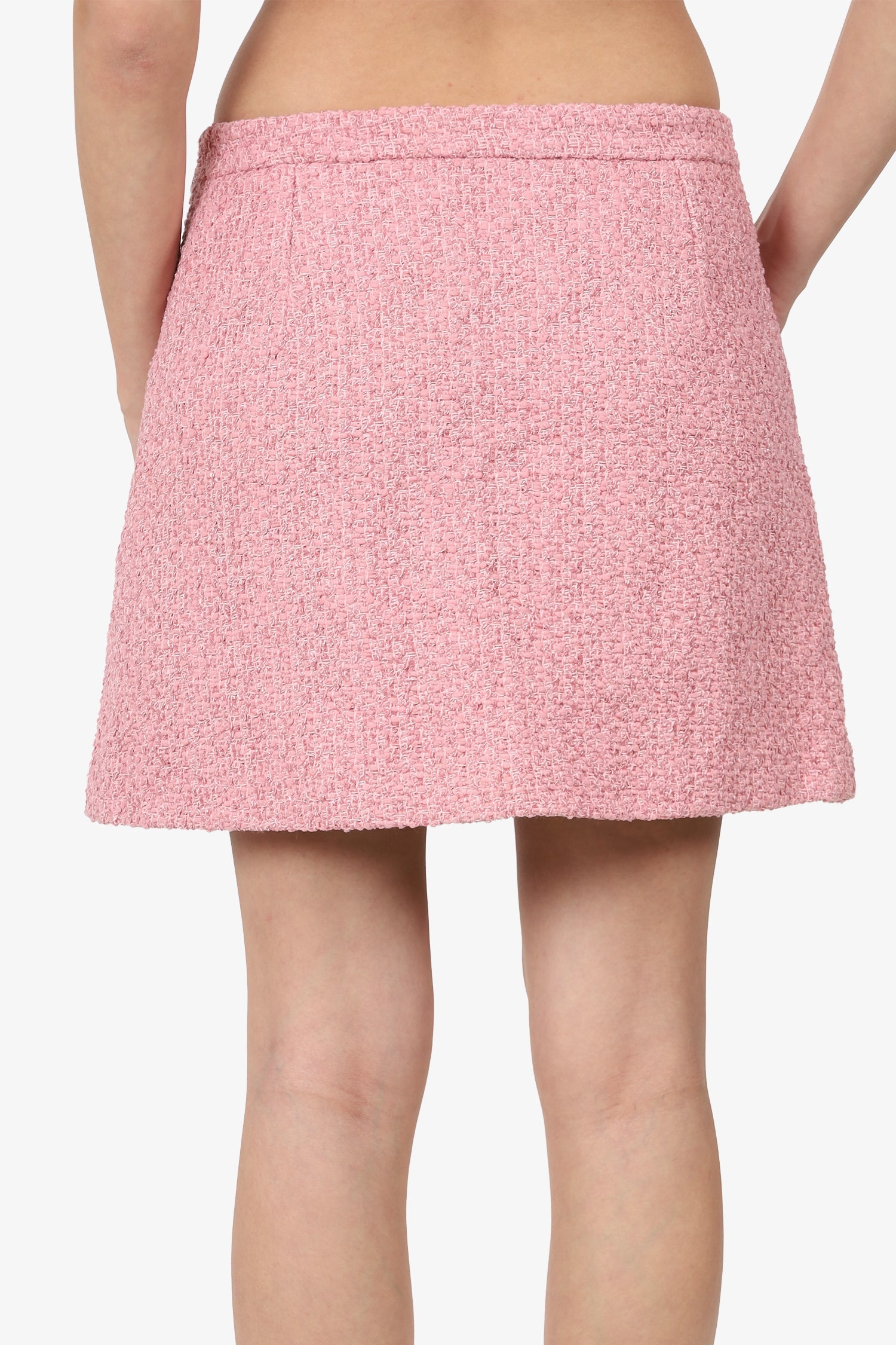Gucci Pink Tweed Short Skirt Size 46