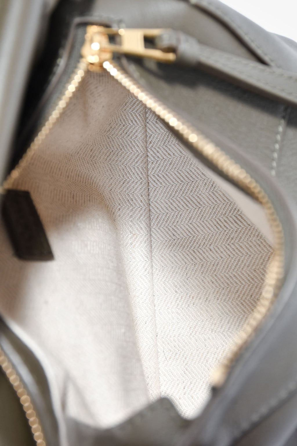 Loewe 2024 Dark Khaki Mini Puzzle Edge Shoulder Bag