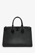 Louis Vuitton Black Epi Leather 'Grenelle' Tote Bag With Strap