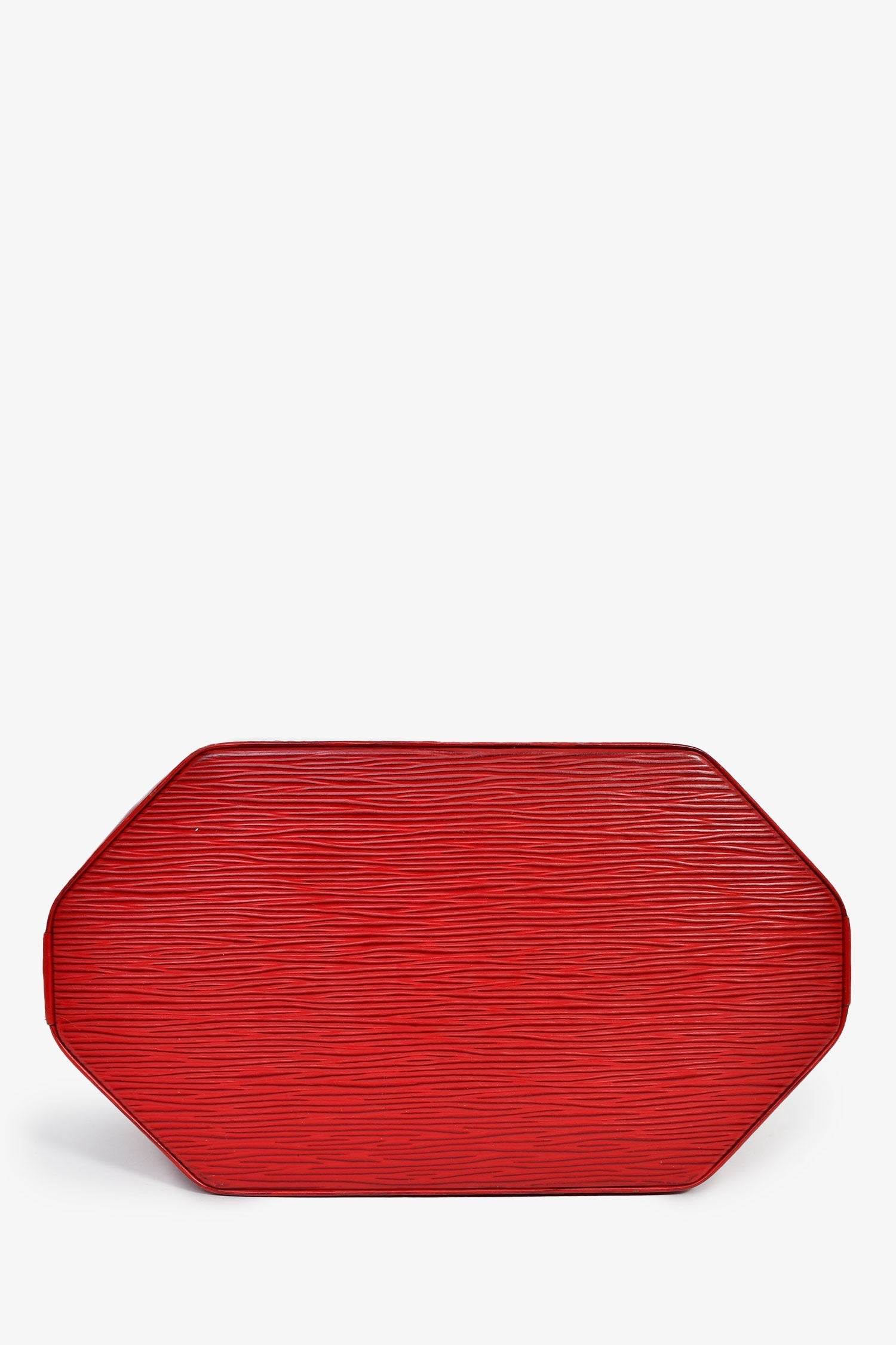 Louis Vuitton 1996 Red Epi Leather 'Sac d'Epaule' Shoulder Bag