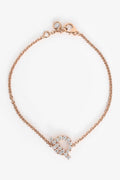 Hermès 18K Rose Gold Diamond Set Finesse Bracelet Size LG
