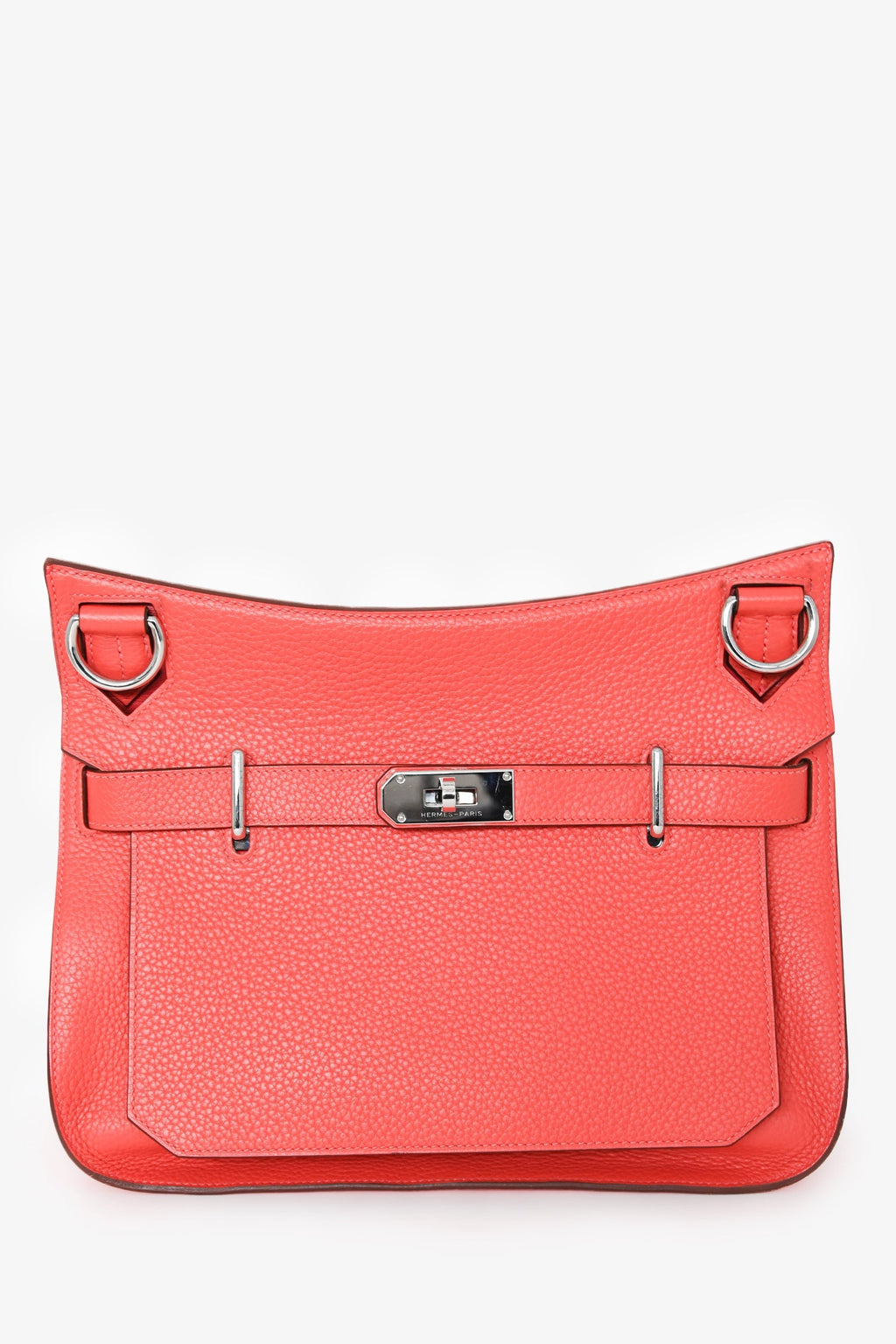 Hermès 2015 Orange Clemence Leather Jypsiere 31