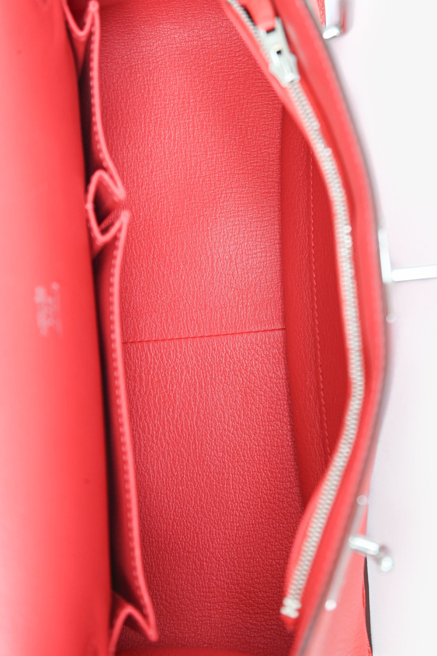 Hermès 2015 Orange Clemence Leather Jypsiere 31