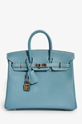 Hermès 2014 Blue Jean Epsom Leather Birkin 25