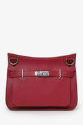 Hermès 2014 Rouge Garance Clemence Leather Jypsiere 31
