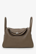 Hermès 2013 Etoupe Clemence Leather Lindy 34