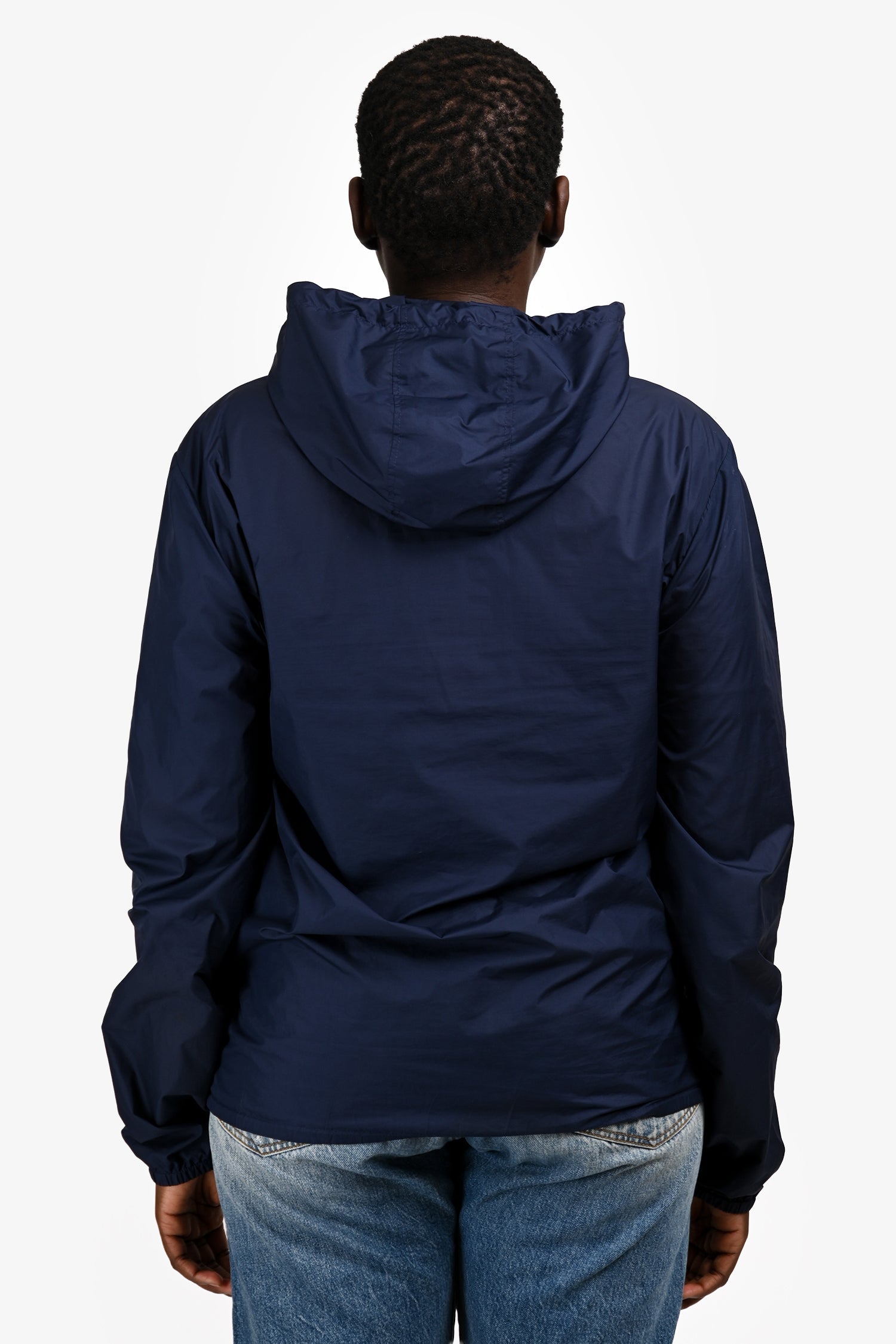 Gucci Navy Blue/Red GG Thin Windbreaker Jacket Size L Mens