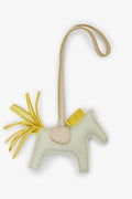Hermès 2023 Vert Fizz/Yellow Leather Cheval Horse Charm