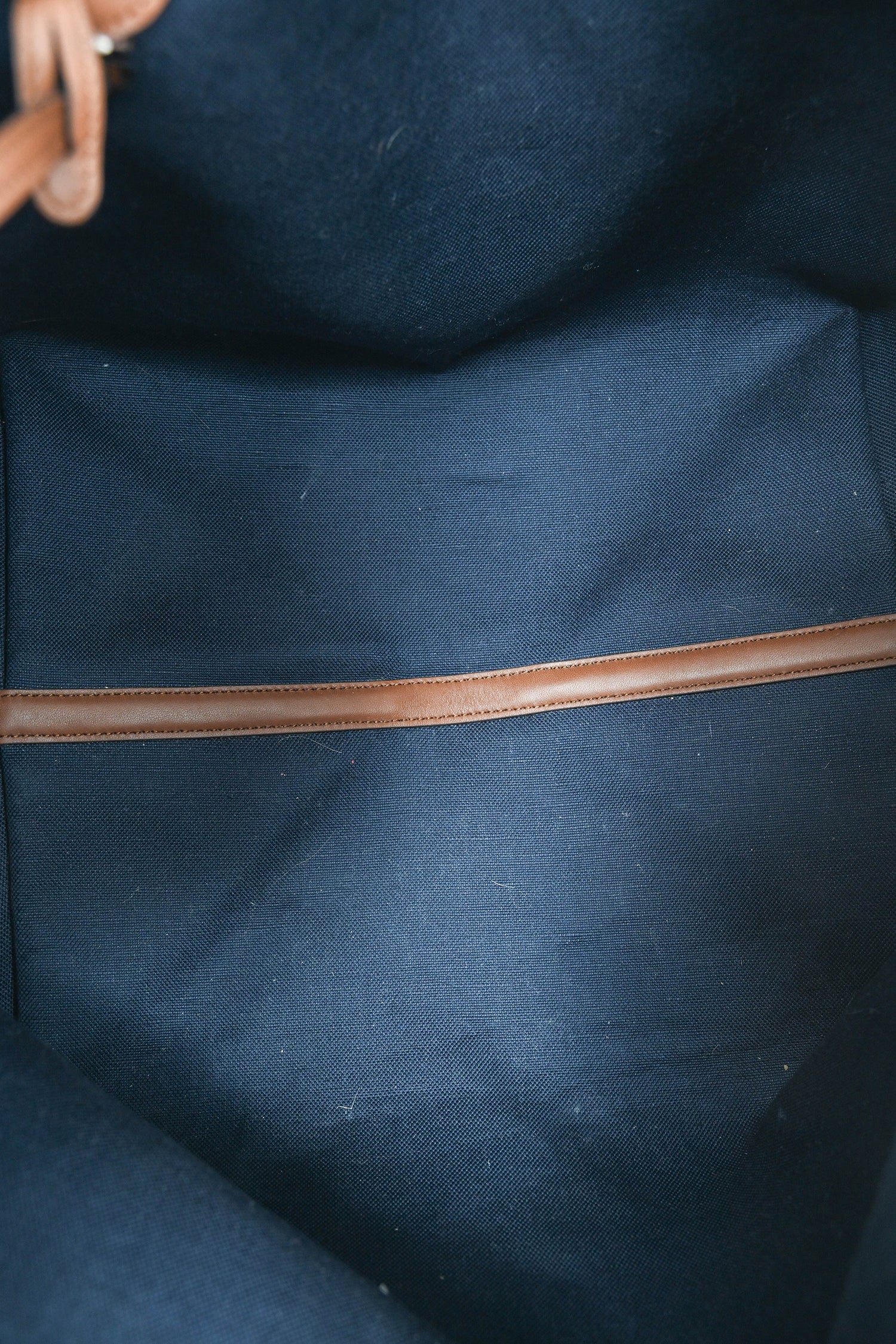 Gucci Blue Monogram Denim Reversible Brown Leather Trim Totissima Tote Bag with Pouch