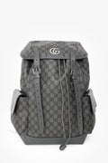 Gucci Grey Canvas GG Supreme Medium Backpack