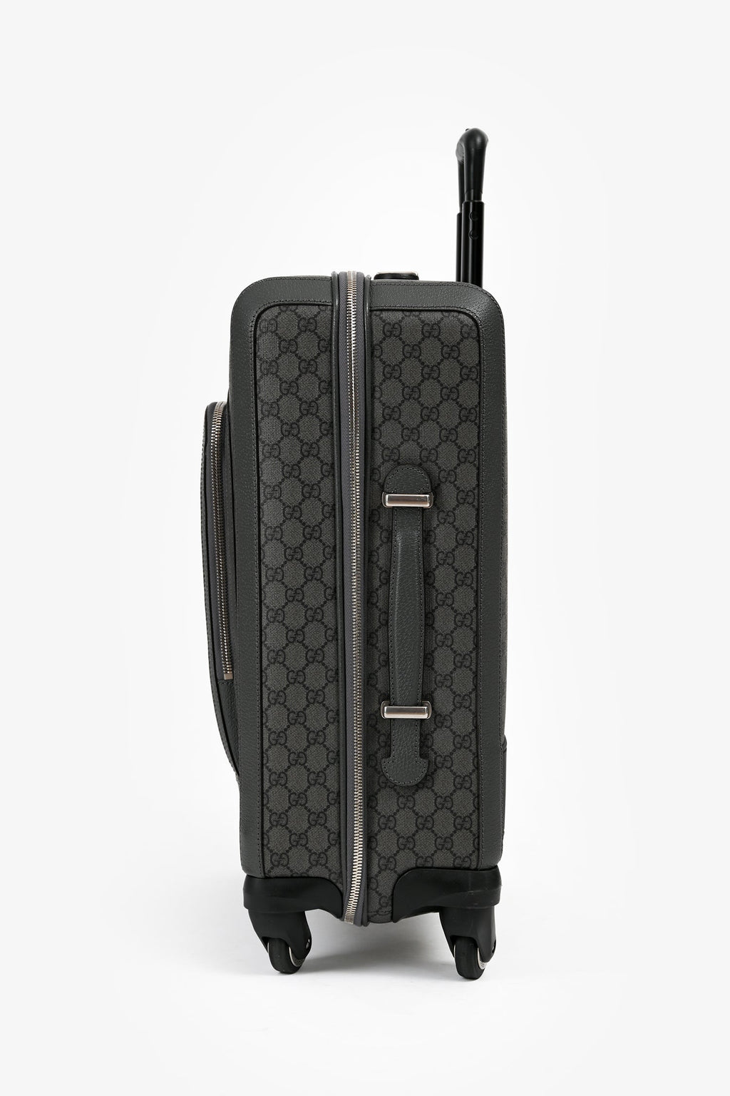Gucci Grey Canvas GG Supreme Cabin Suitcase