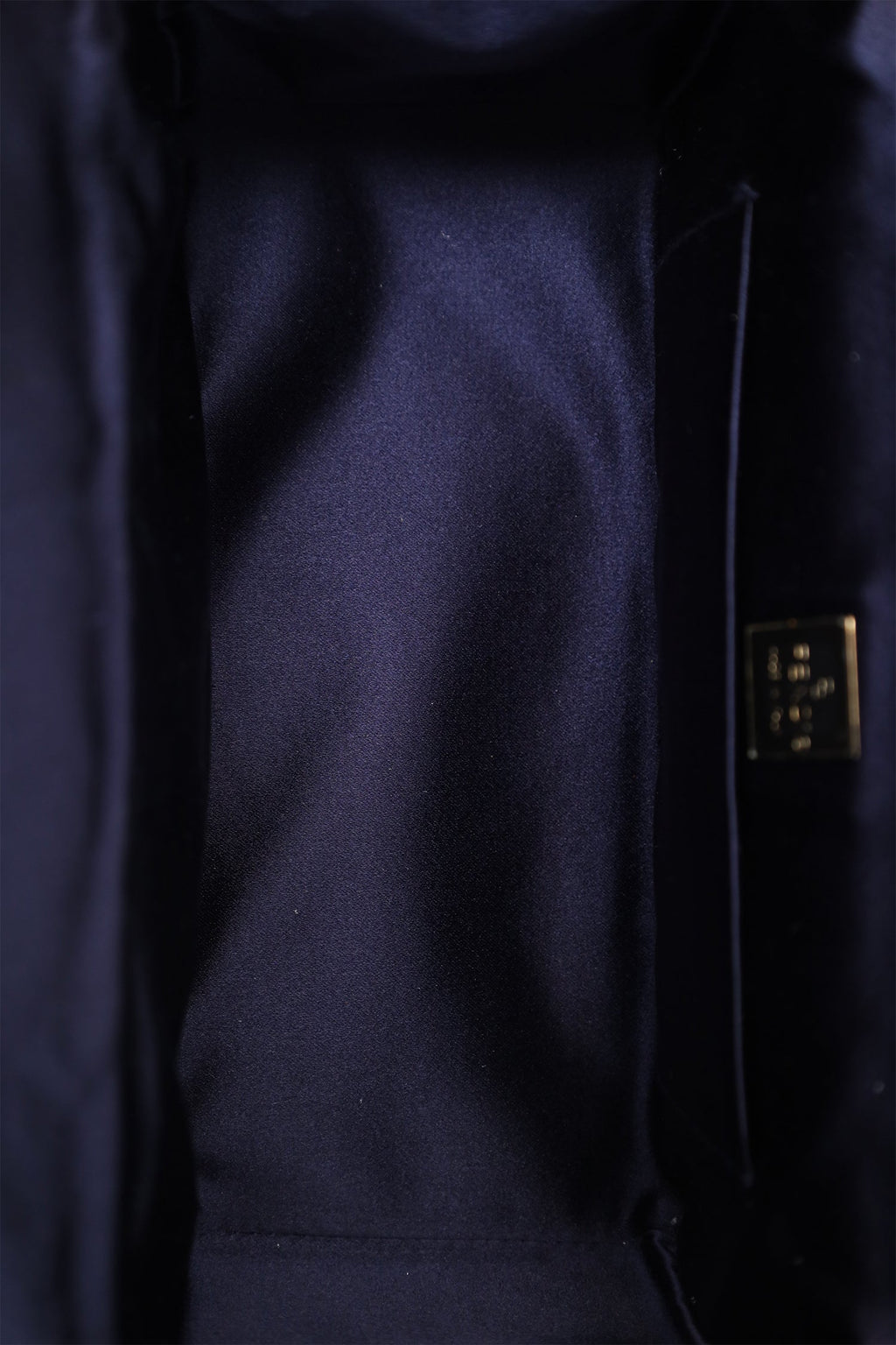 Fendi Navy/Grey FF Zucca Canvas Bento Box Bag