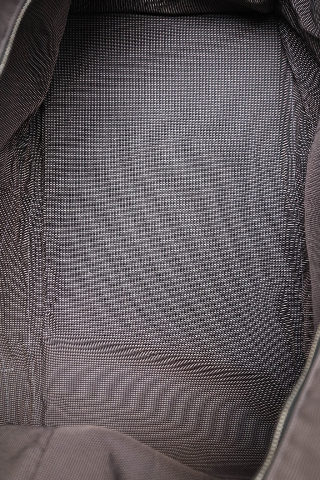 Hermès Vintage Grey Canvas Toile Herline TGM Travel Bag