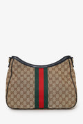 Gucci Canvas Web Sherry Shoulder Bag