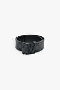 Louis Vuitton Damier Graphite LV Initiales Belt Size 85