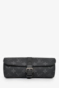 Louis Vuitton Monogram Eclipse Canvas 3 Watch Case