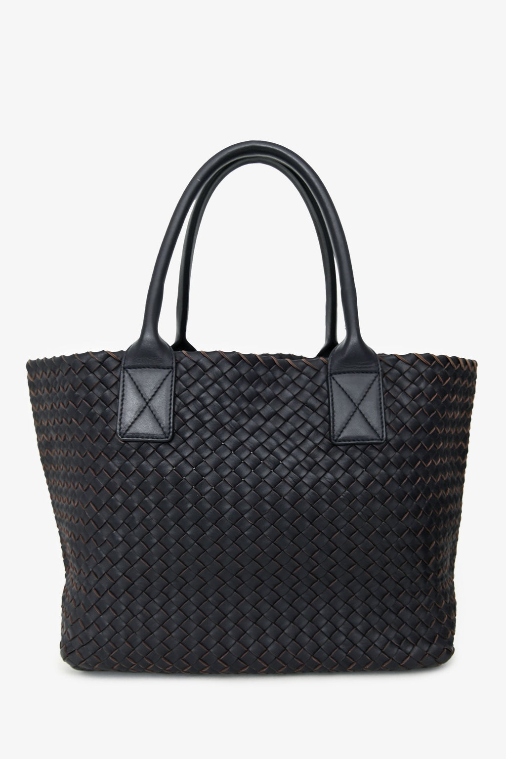 Bottega Veneta Dark Purple Intrecciato Tote