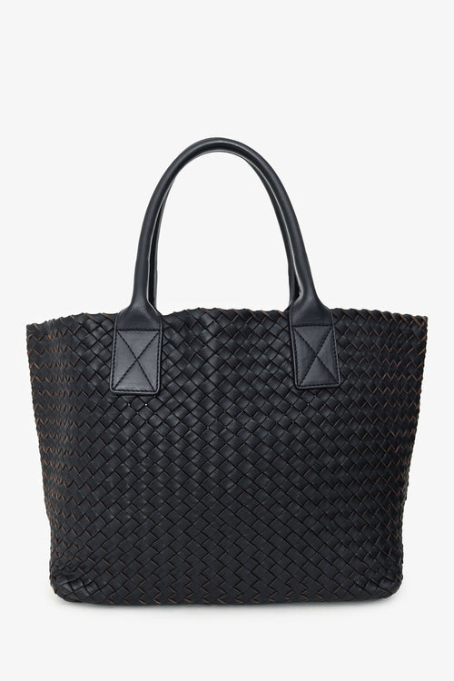 Bottega Veneta Dark Purple Intrecciato Tote