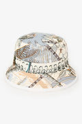 Hermès White Foliate Patterned Bucket Hat Size 56