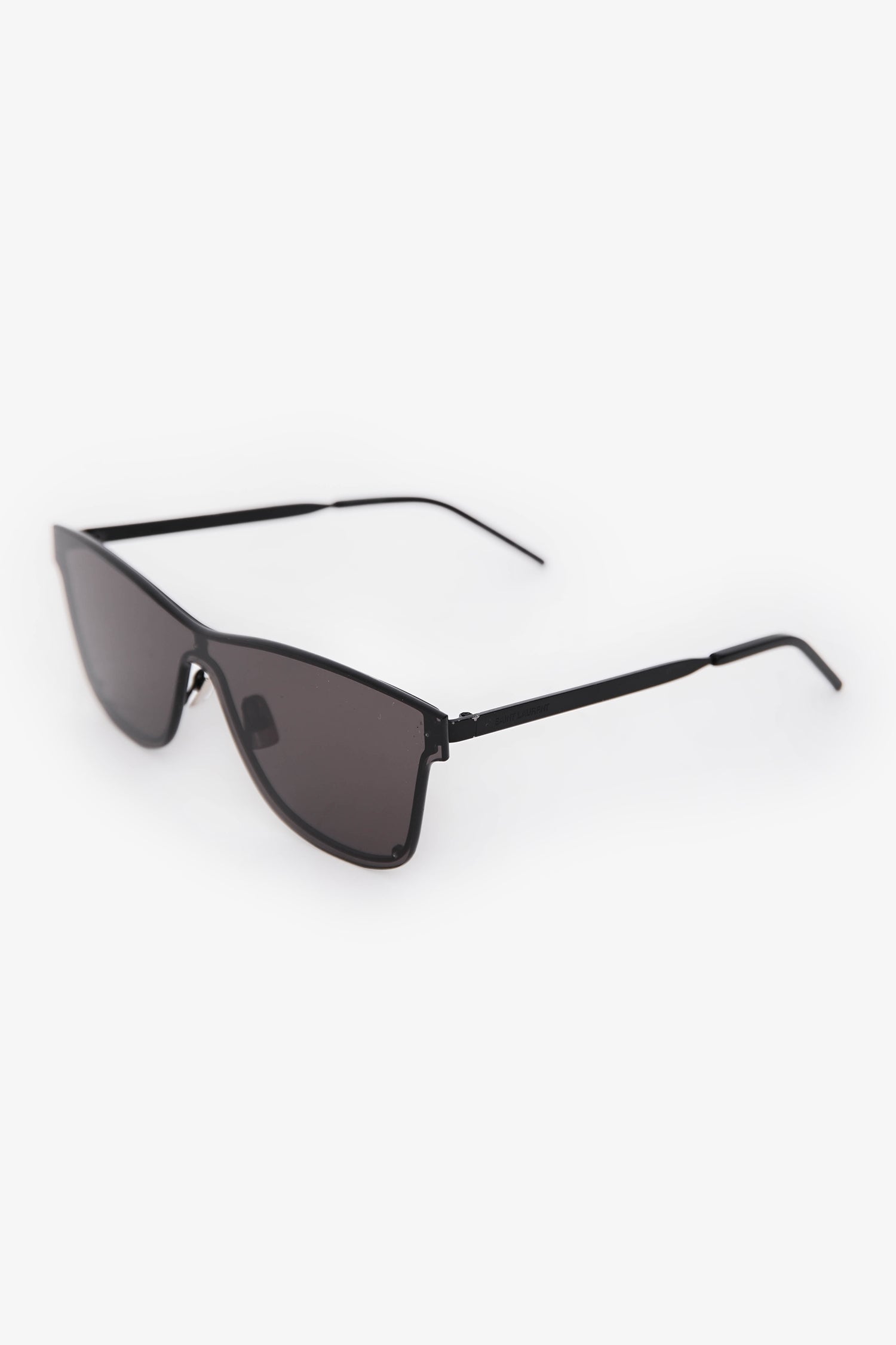 Saint Laurent Black 'Mask' Sunglasses